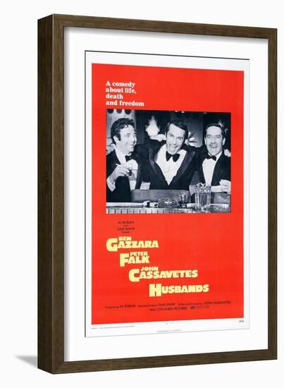 Husbands, Peter Falk, Ben Gazzara, John Cassavetes, 1970-null-Framed Art Print