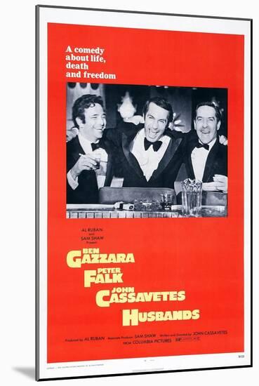 Husbands, Peter Falk, Ben Gazzara, John Cassavetes, 1970-null-Mounted Art Print