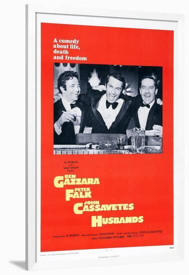 Husbands, Peter Falk, Ben Gazzara, John Cassavetes, 1970-null-Framed Art Print