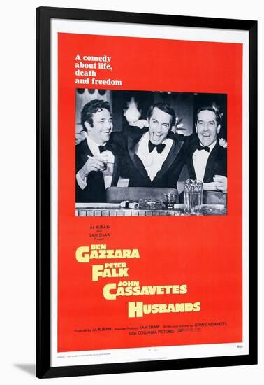 Husbands, Peter Falk, Ben Gazzara, John Cassavetes, 1970-null-Framed Art Print