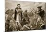 Huscar and Atahualpa Fighting over the Inca Empire-John Harris Valda-Mounted Giclee Print
