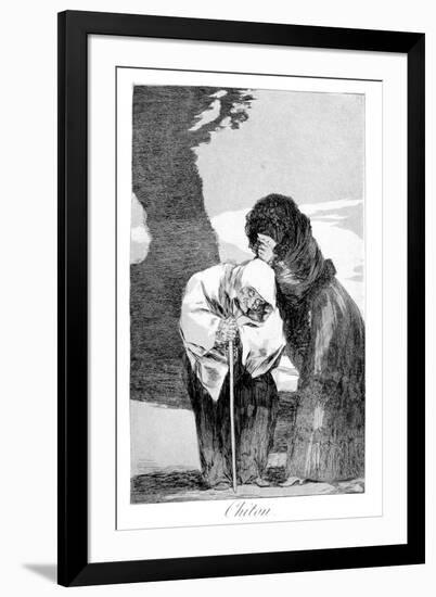 Hush, 1799-Francisco de Goya-Framed Premium Giclee Print