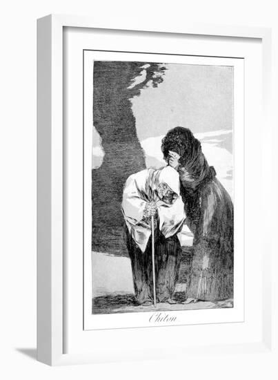 Hush, 1799-Francisco de Goya-Framed Giclee Print