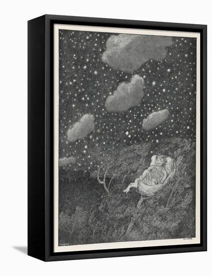 Hush-A-Bye Baby on the Tree Top-S.h. Sime-Framed Stretched Canvas