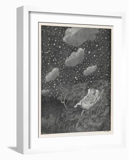 Hush-A-Bye Baby on the Tree Top-S.h. Sime-Framed Art Print