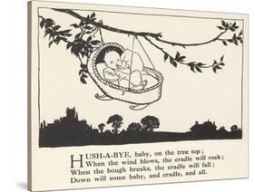 Hush-A-Bye Baby-Arthur Rackham-Stretched Canvas