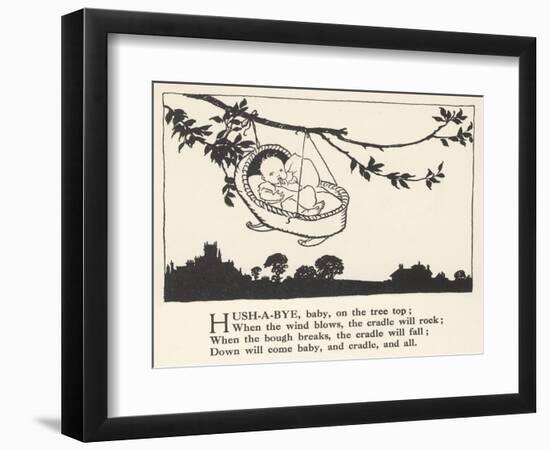 Hush-A-Bye Baby-Arthur Rackham-Framed Art Print