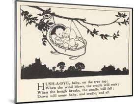 Hush-A-Bye Baby-Arthur Rackham-Mounted Art Print