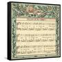 Hush a bye baby-Walter Crane-Framed Stretched Canvas