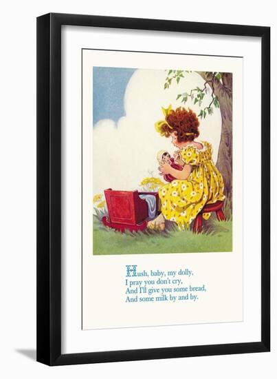 Hush, Baby, My Dolly-null-Framed Art Print