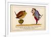 Hush! I Perceive a Young Bird in This Bush!-Edward Lear-Framed Premium Giclee Print