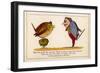 Hush! I Perceive a Young Bird in This Bush!-Edward Lear-Framed Art Print