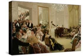 Hush! (The Concert), c.1875-James Jacques Joseph Tissot-Stretched Canvas