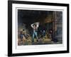 Husking, 1861-Currier & Ives-Framed Giclee Print