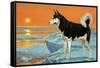 Husky Dog-Angus Mcbride-Framed Stretched Canvas