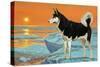 Husky Dog-Angus Mcbride-Stretched Canvas