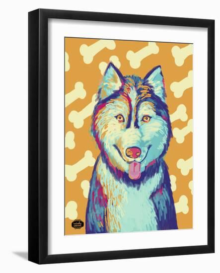 Husky Pop-Natasha Wescoat-Framed Giclee Print