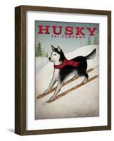 Husky Ski Co-Wild Apple Portfolio-Framed Art Print