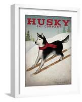 Husky Ski Co-Wild Apple Portfolio-Framed Art Print