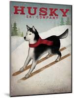 Husky Ski Co-Wild Apple Portfolio-Mounted Art Print