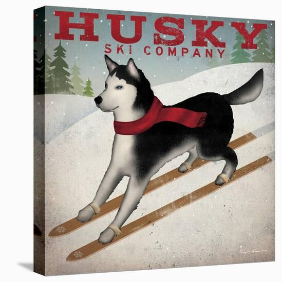 Husky Ski Co-Ryan Fowler-Stretched Canvas