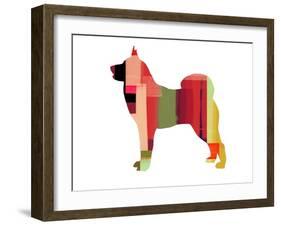 Husky-NaxArt-Framed Art Print