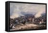 Hussars and Chasseurs at the Battle of Chernaya River on August 16, 1855 (Bataille De La Riviere Tc-Orlando Norie-Framed Stretched Canvas