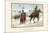Hussars and Uhlans Destroying Telegraph Wires and Railroads-G. Arnold-Mounted Premium Giclee Print