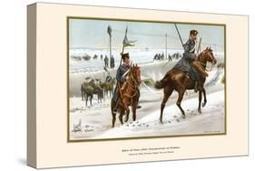 Hussars and Uhlans Destroying Telegraph Wires and Railroads-G. Arnold-Stretched Canvas