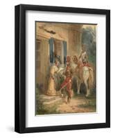 Hussars Delivering News-Joseph-louis-hippolyte Bellange-Framed Giclee Print