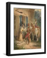 Hussars Delivering News-Joseph-louis-hippolyte Bellange-Framed Giclee Print