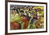 Hussars on a Sortie, 1913-August Macke-Framed Giclee Print