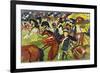 Hussars on a Sortie, 1913-August Macke-Framed Giclee Print