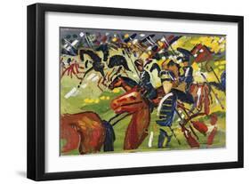 Hussars on a Sortie, 1913-August Macke-Framed Giclee Print