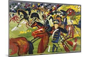 Hussars on a Sortie, 1913-August Macke-Mounted Premium Giclee Print