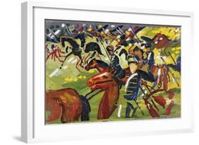 Hussars on a Sortie, 1913-August Macke-Framed Giclee Print