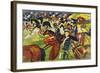 Hussars on a Sortie, 1913-August Macke-Framed Giclee Print