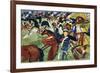 Hussars Setting Out, 1913-August Macke-Framed Giclee Print