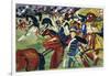 Hussars Setting Out, 1913-August Macke-Framed Giclee Print