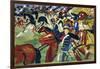 Hussars Setting Out, 1913-August Macke-Framed Giclee Print