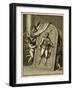 Hussite Shield Supported by Cherubs-JB Scotin-Framed Art Print