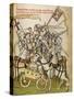 Hussite War (From: the Life and Times of the Emperor Sigismund by Eberhard Windec), C. 1450-Diebold Lauber-Stretched Canvas