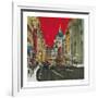 Hustle and Bustle, London-Susan Brown-Framed Collectable Print