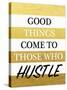 Hustle-Victoria Brown-Stretched Canvas