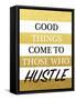 Hustle-Victoria Brown-Framed Stretched Canvas