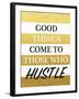 Hustle-Victoria Brown-Framed Art Print