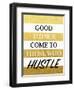 Hustle-Victoria Brown-Framed Art Print