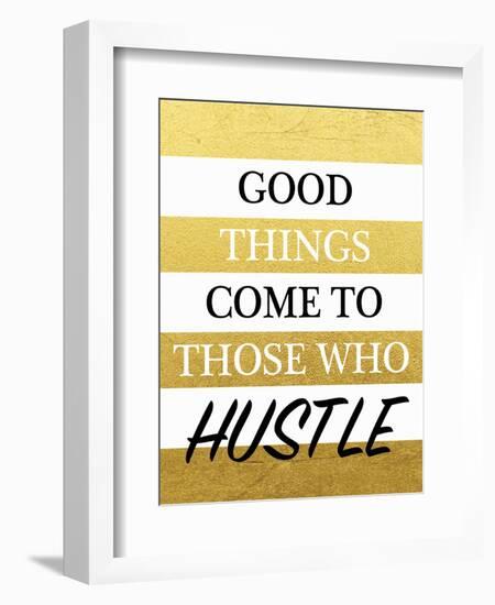 Hustle-Victoria Brown-Framed Art Print