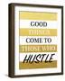 Hustle-Victoria Brown-Framed Art Print