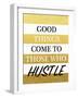 Hustle-Victoria Brown-Framed Art Print